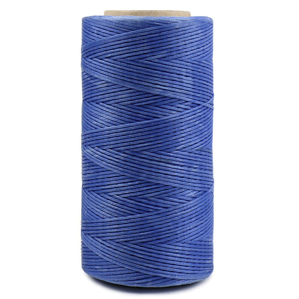 Kitcheniva 284 Yards Flat Waxed Thread 150D 1mm Leather DIY Stitching