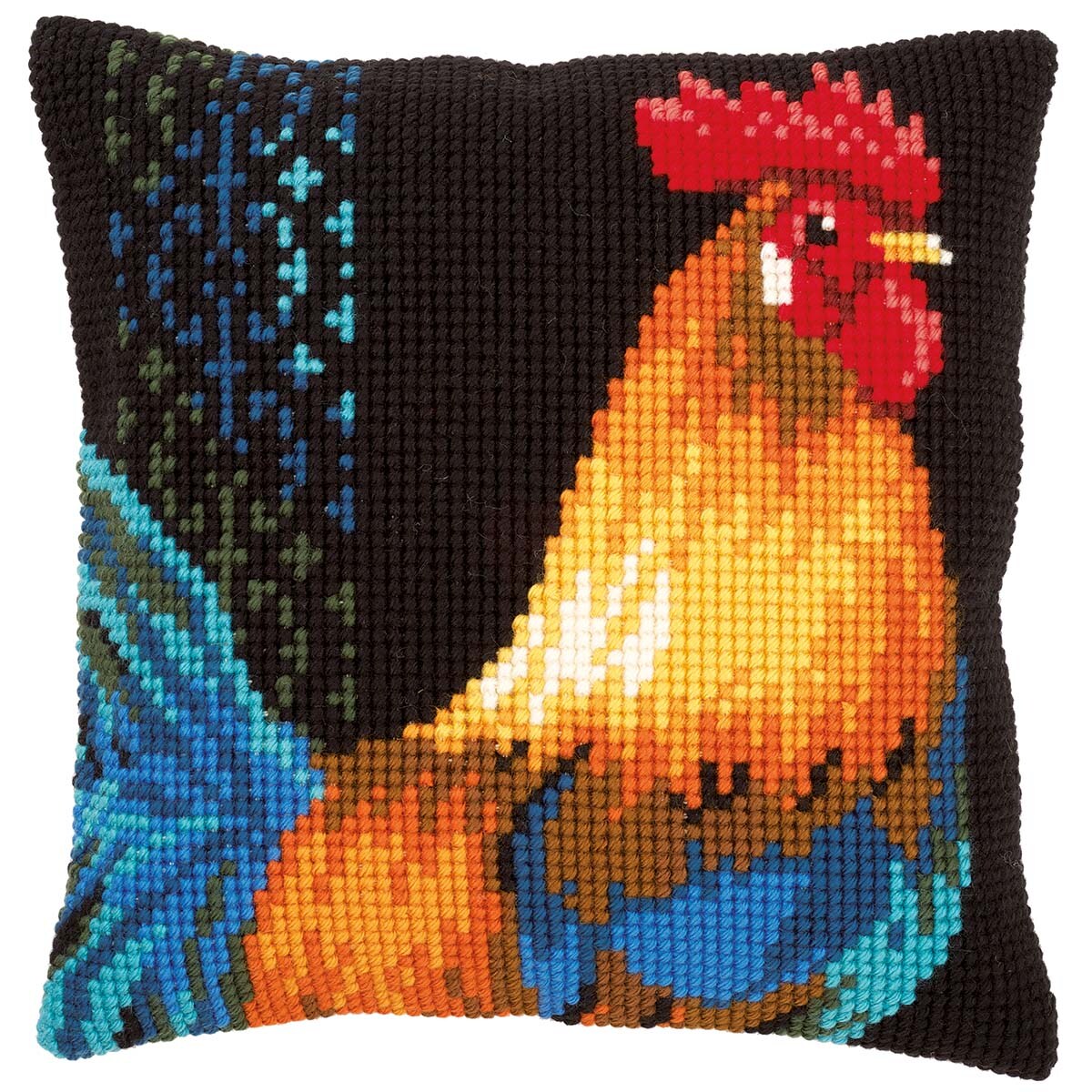 Vervaco  Rooster Pillow Cover Needlepoint Kit