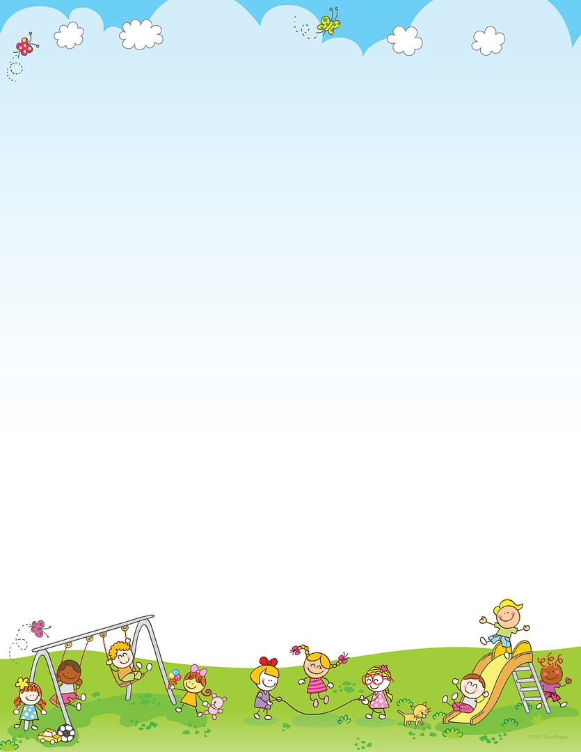 Great Papers! Lets Play Stationery Letterhead, Invitations and Announcements, Printer Friendly, 8.5"x11", 80 Pack