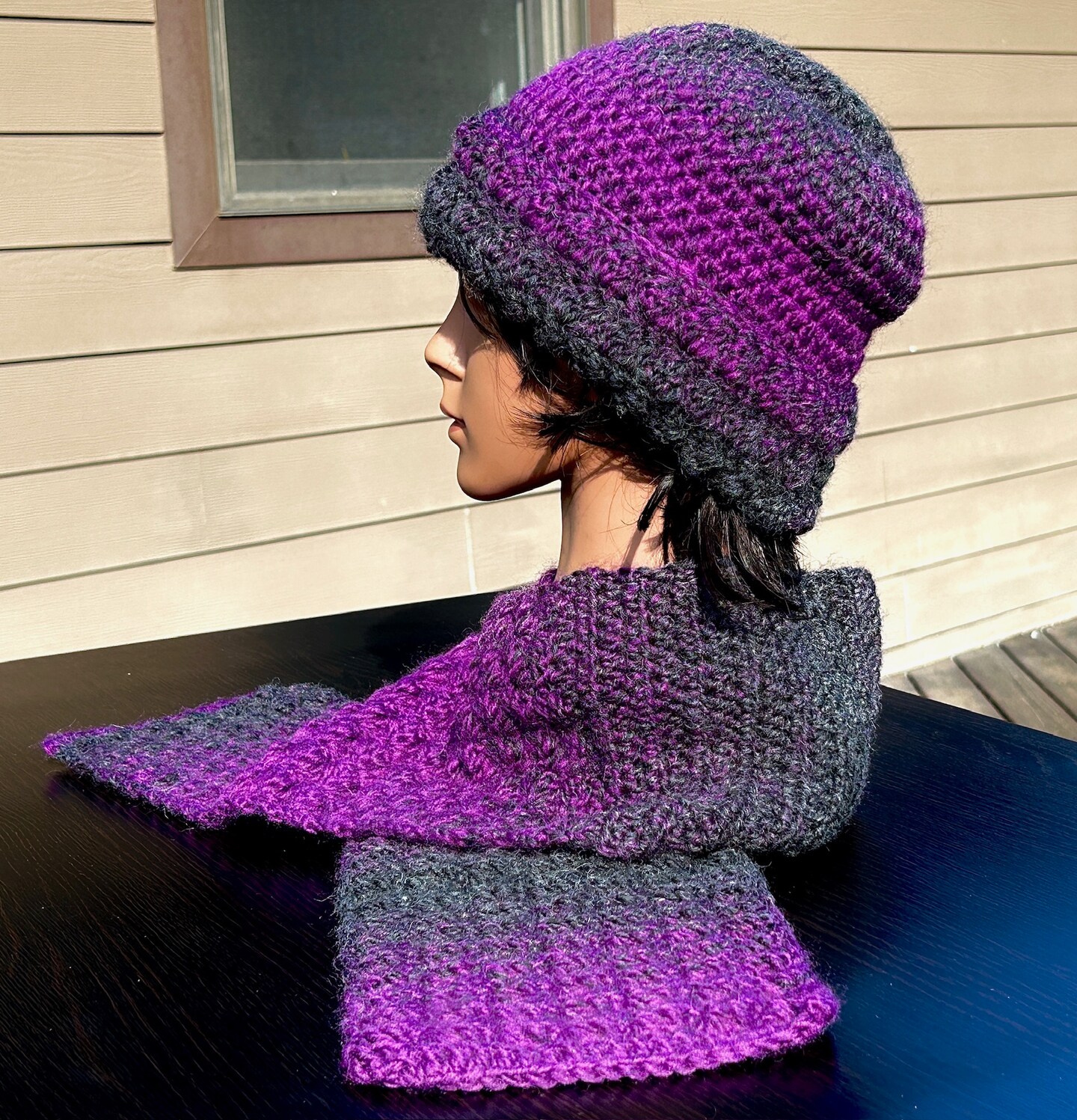 y.a.r.n ハット Slouchy Scarfie Yarn Hat Pattern Knit Scarfie Hat And Scarf Set