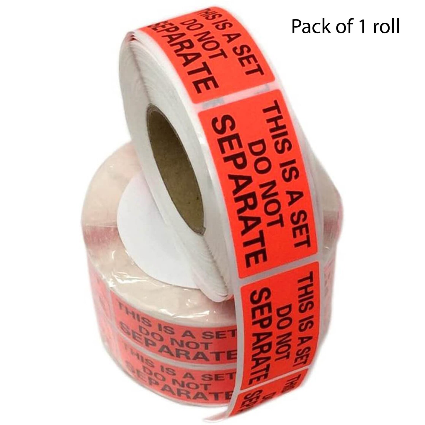 This is a Set Do Not Separate Red Labels 1" x 2" | RAHEEV®