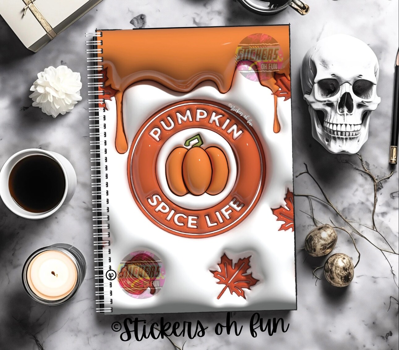 Pumpkin Spice Halloween Sticker by Swig Life for iOS & Android