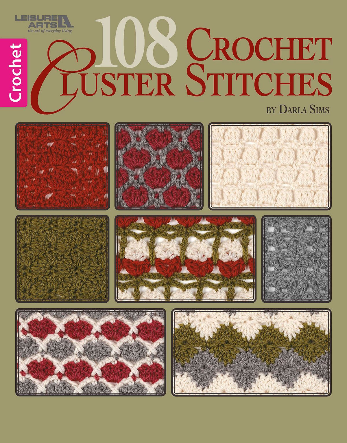 Leisure Arts 108 Crochet Cluster Stitches Crochet Book
