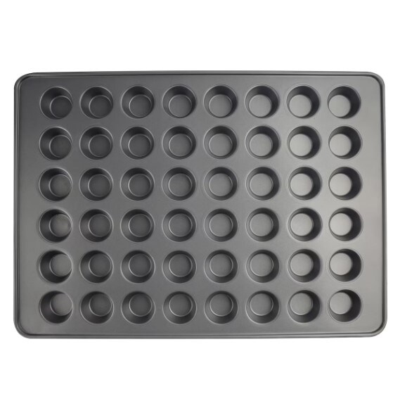 48-Cavity Non-Stick Mini Muffin Pan For Cupcakes, Kitchen Bakeware