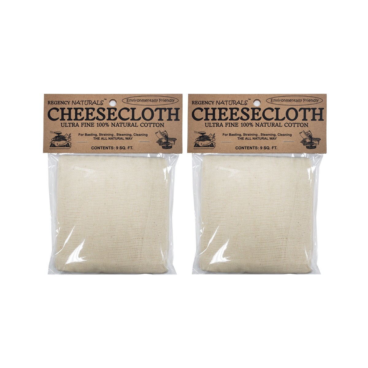 Regency Wraps 100 Cotton Cheesecloth For Basting Turkey, Canning, Straining, Cheesemaking