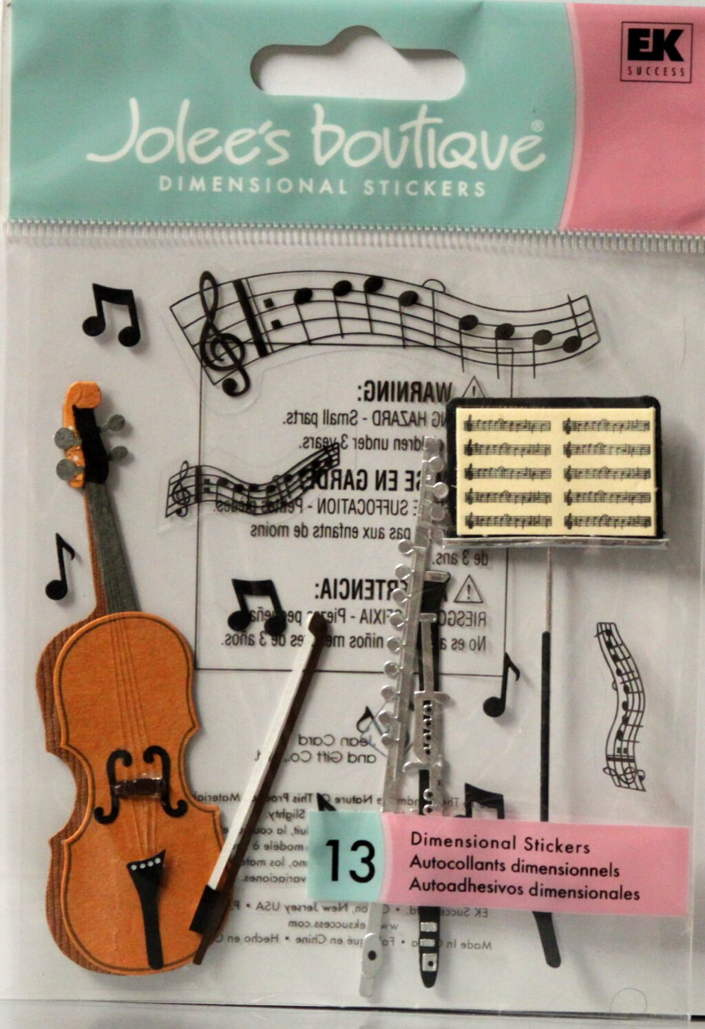 Jolee&#x27;s Boutique Musical Dimensional Stickers