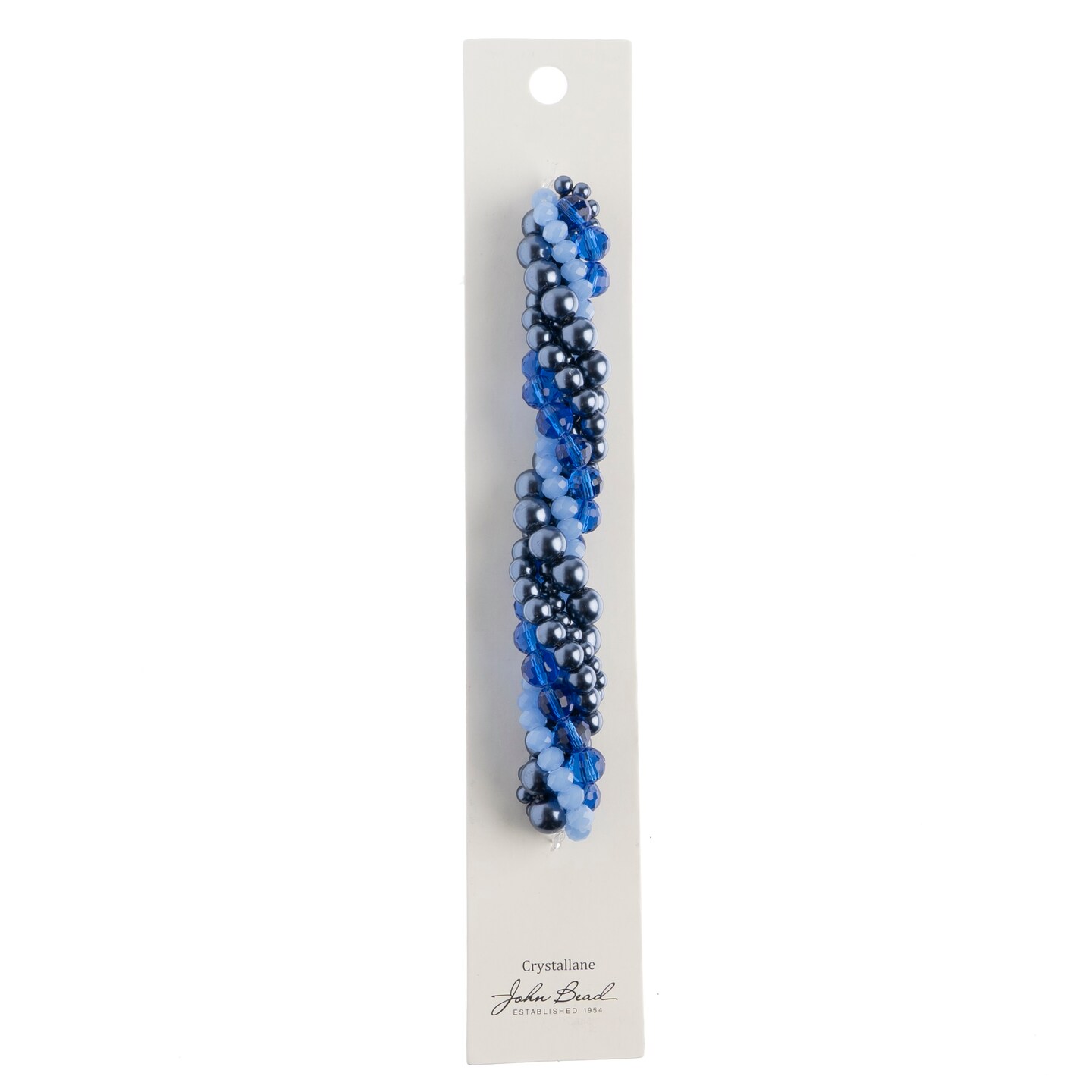 Crystal Lane DIY Monkshood Twisted Glass &#x26; Pearls Beads, 5 Strands