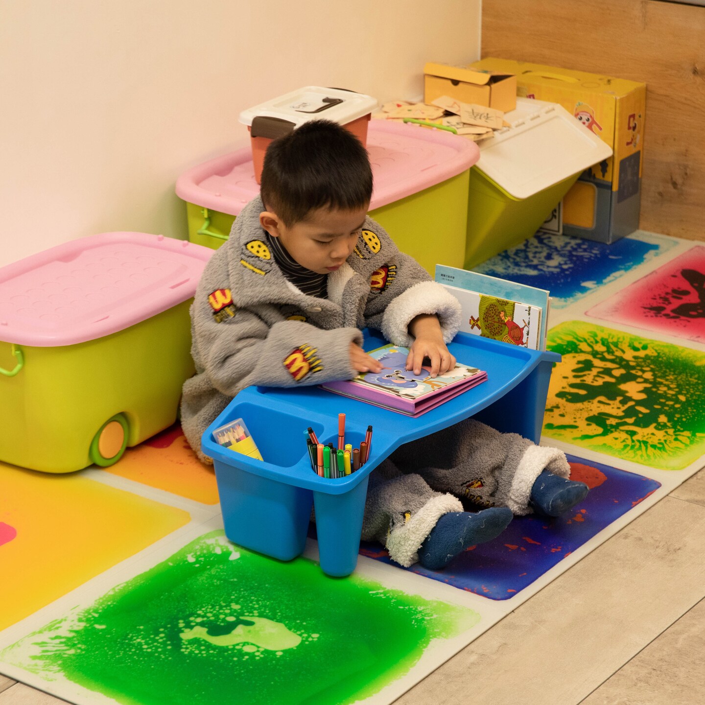 Kids Lap Desk Tray, Portable Activity Table