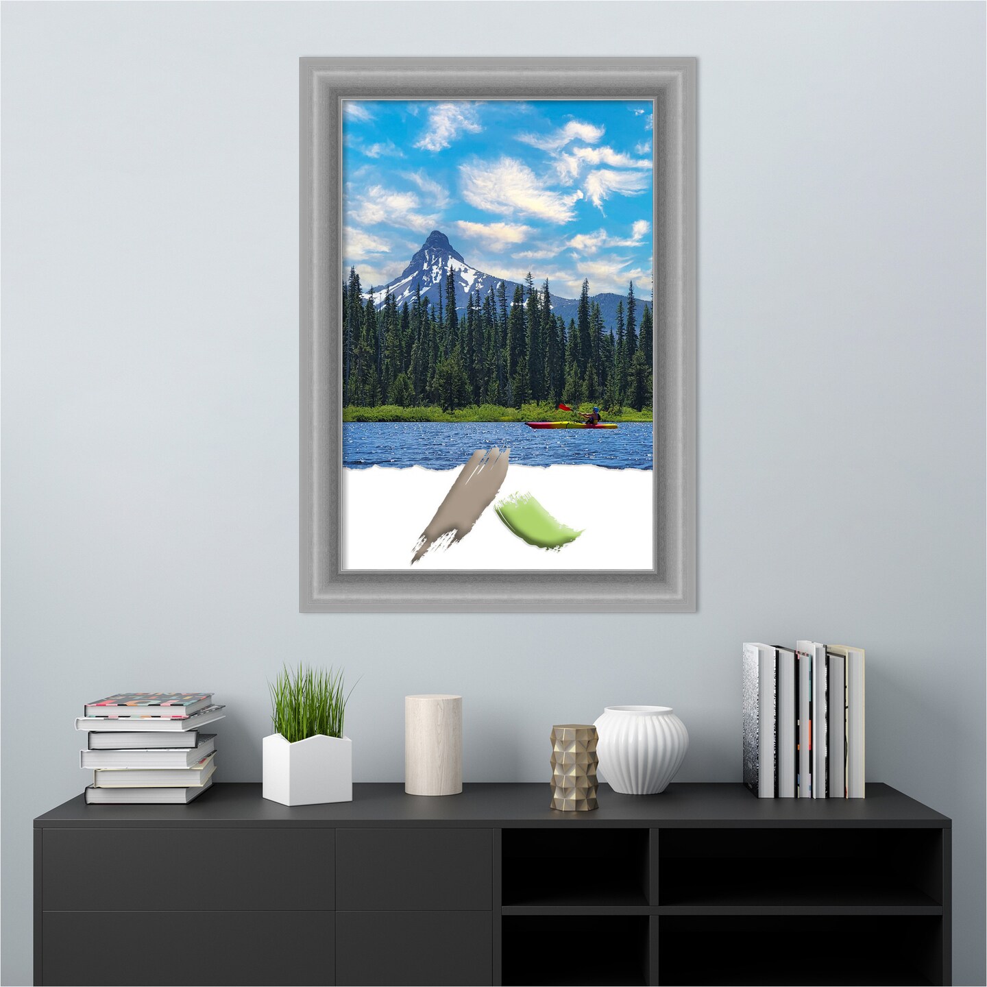 Peak Polished Nickel Picture Frame, Photo Frame, Art Frame