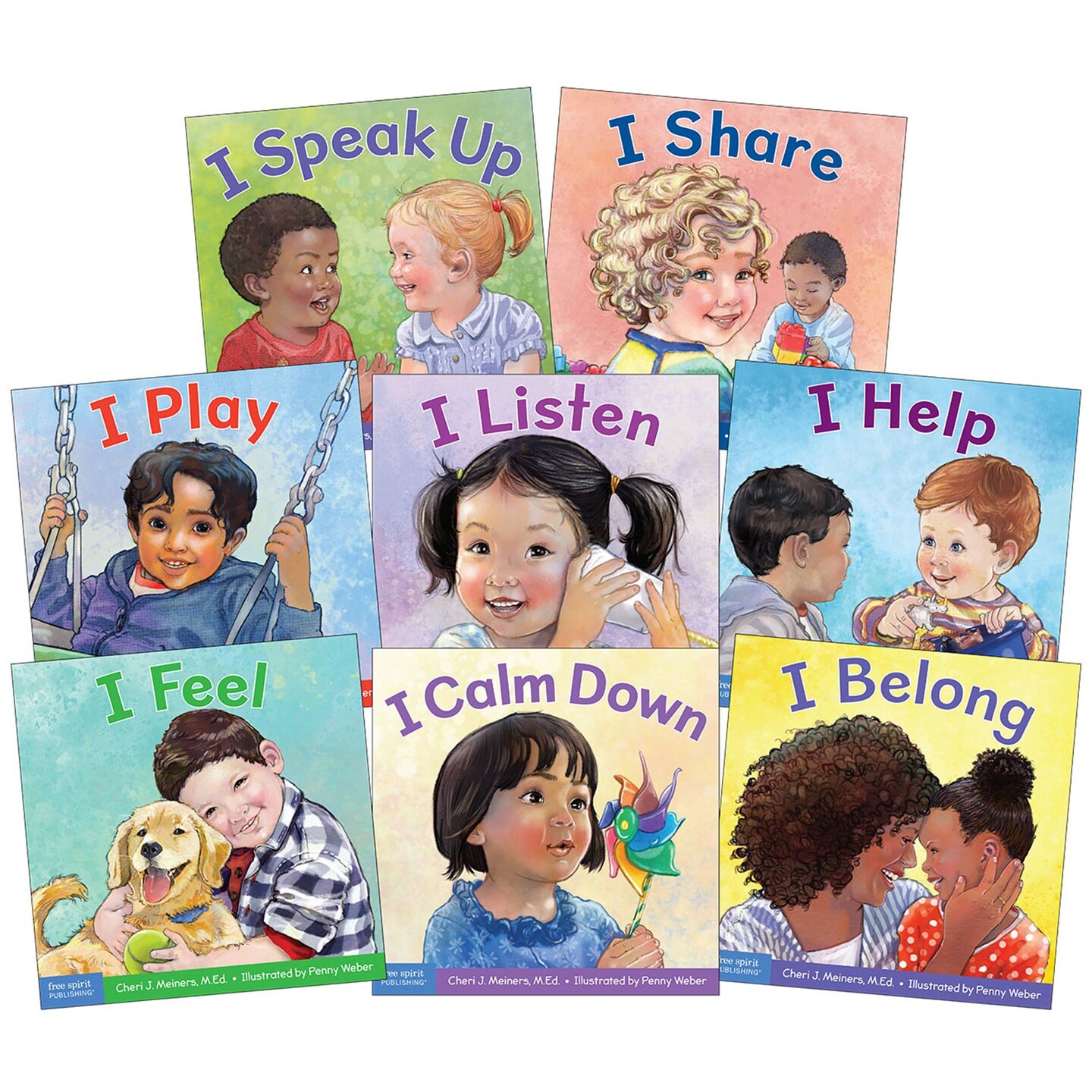 Learning About You &#x26; Me Board Books, Set of 8 Books