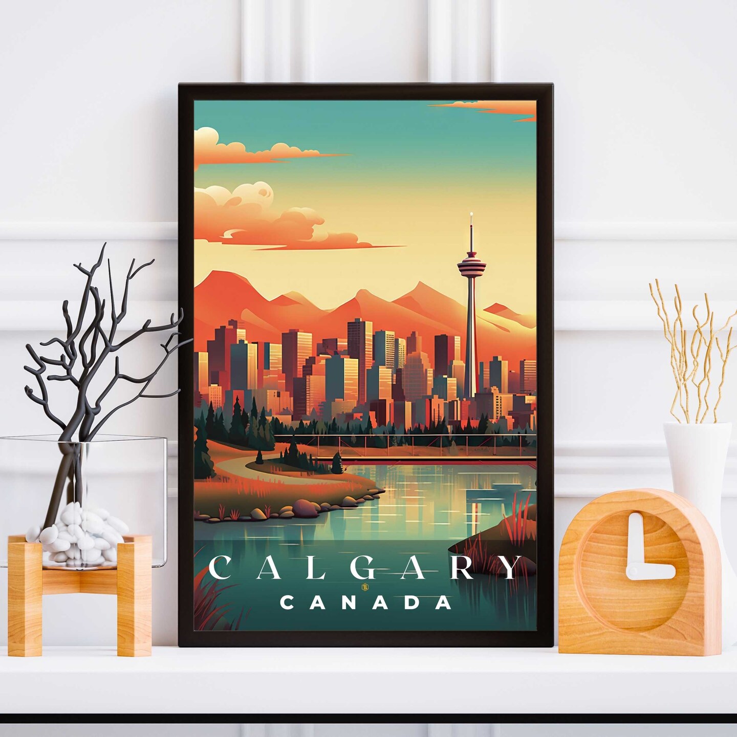 Calgary Poster, World Travel Print, Office Poster, Home Decor | S3 product 5