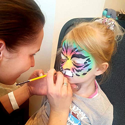Face Body Paint Oil, Professional 15 Colors FX Makeup Palette- Non Toxic Hypoallergenic Safe Facepaint for Halloween, Cosplay Costumes, Parties and Festivals