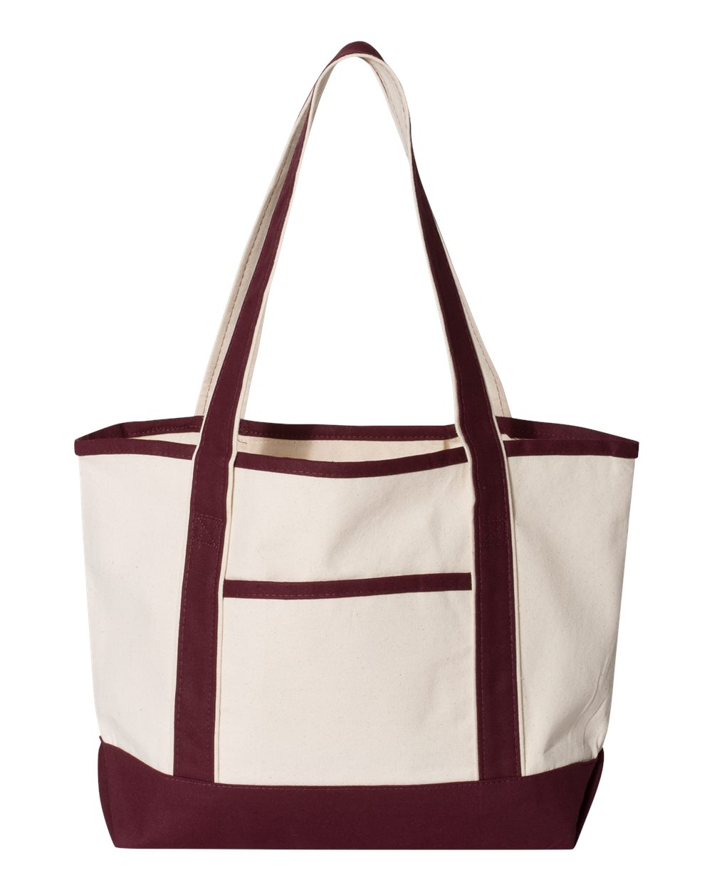 Q-Tees® - 20L Small Deluxe Tote - Q12580 | 100% heavy cotton canvas