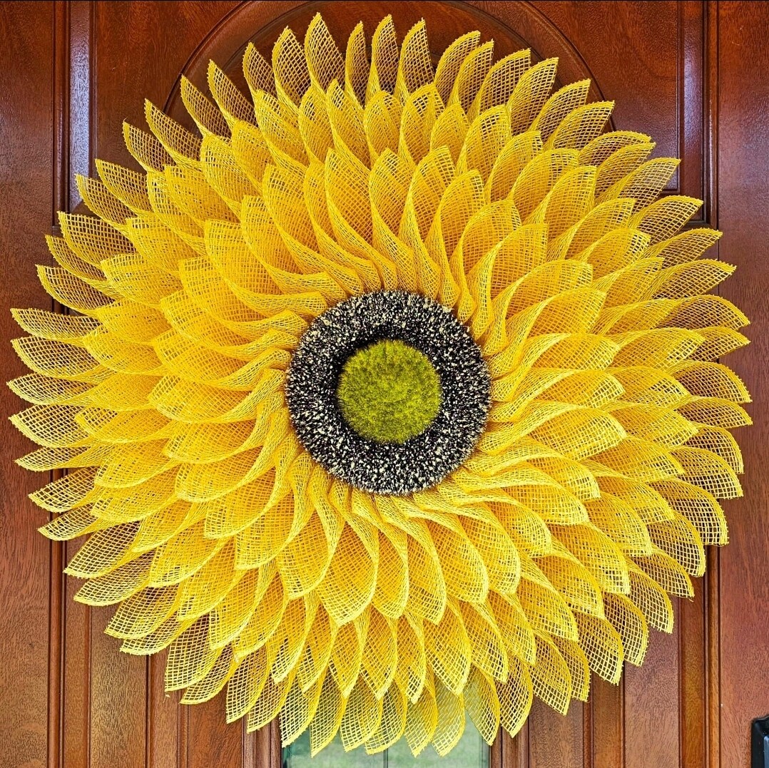 Fall Sunflower Door Wreath newest , Fall Wreath, Door Wreath , Front Door Wreath , Outdoor Wreath