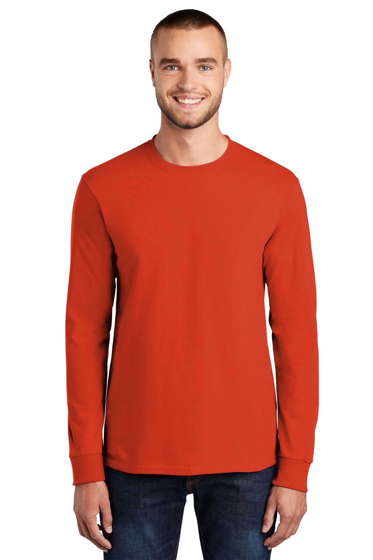 Port &#x26; Company&#xAE; Crew Neck Long Sleeve Essential Tee