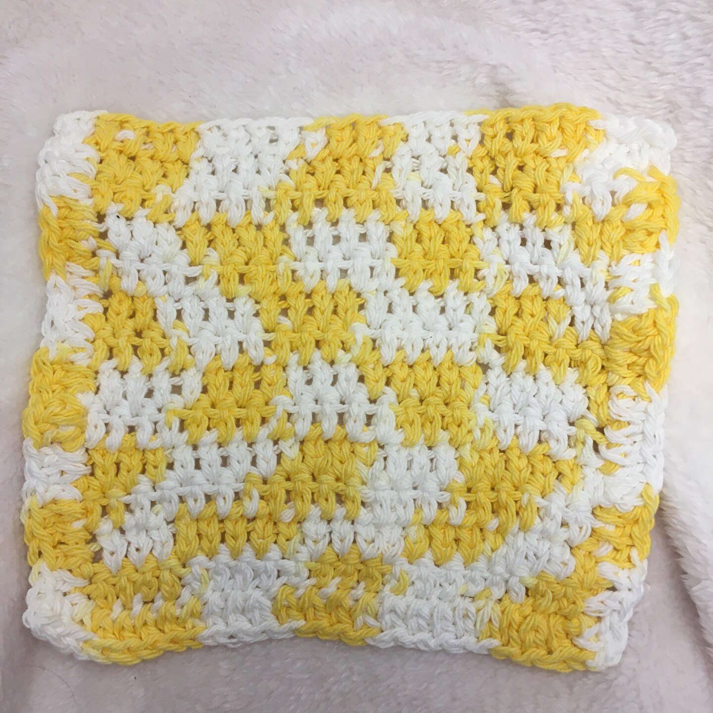 Crochet Cotton Dish Cloth Dish Rag Wash Cloth Washable 