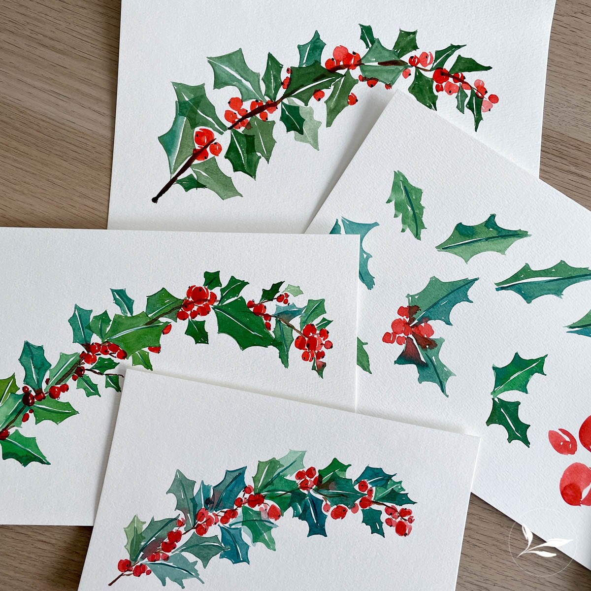 How to Paint: Watercolor Holly