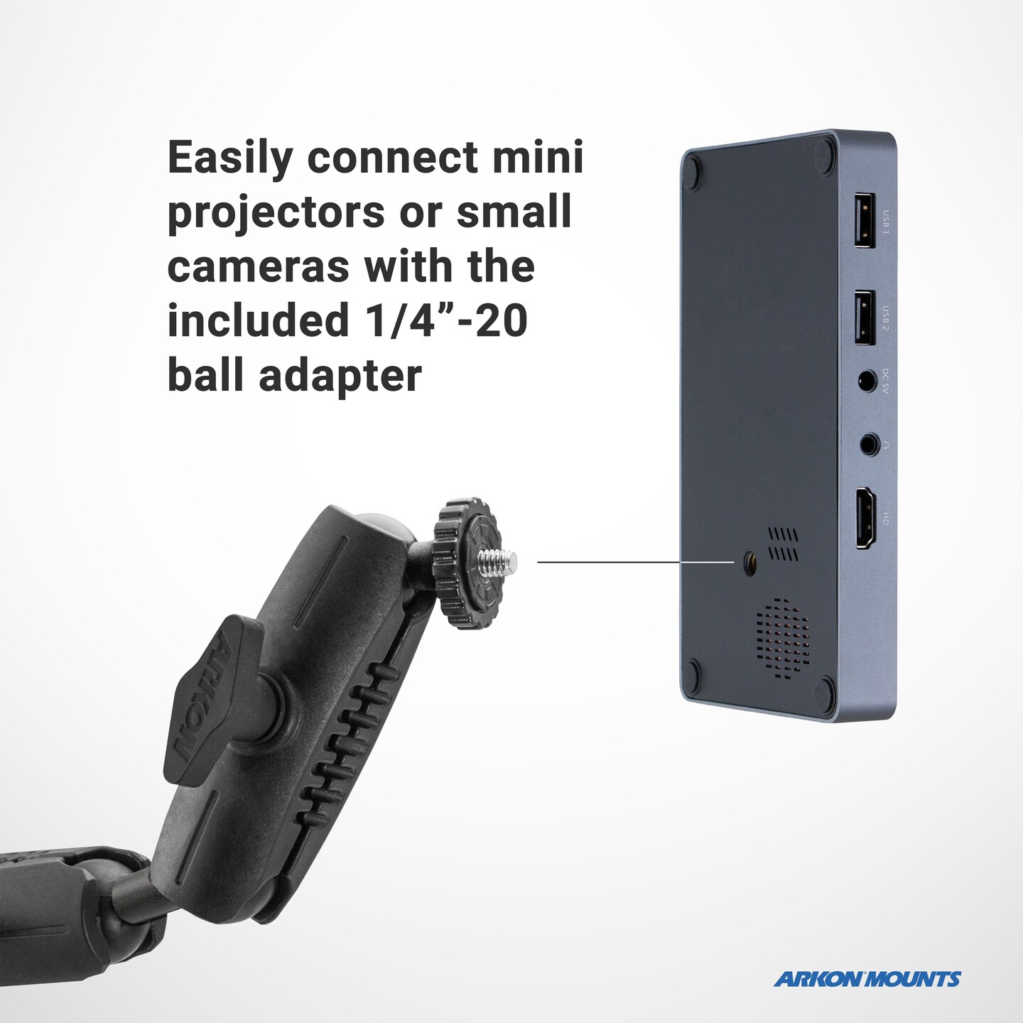 Cookie Decorator Projector Mount and Phone Holder by Arkon Mounts, Pink CDM2XMG5PK