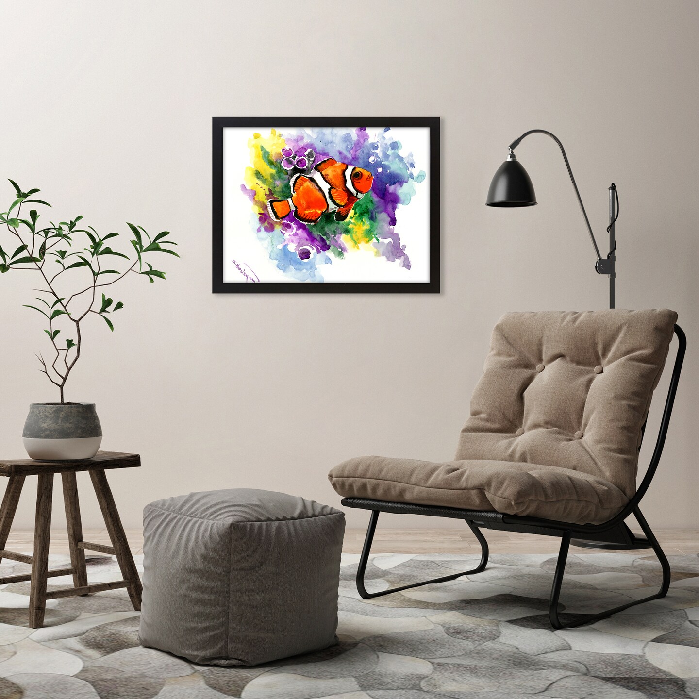 Coral Reef Fish  by Suren Nersisyan  Framed Print - Americanflat