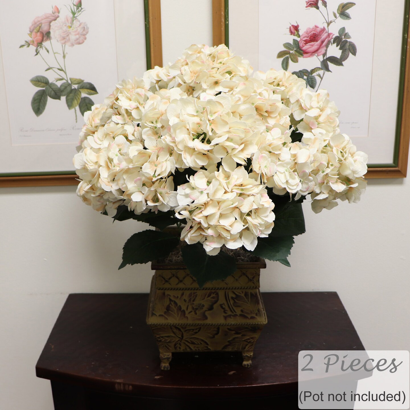 2. Eternal Elegance: Lifelike Faux Hydrangea Creations