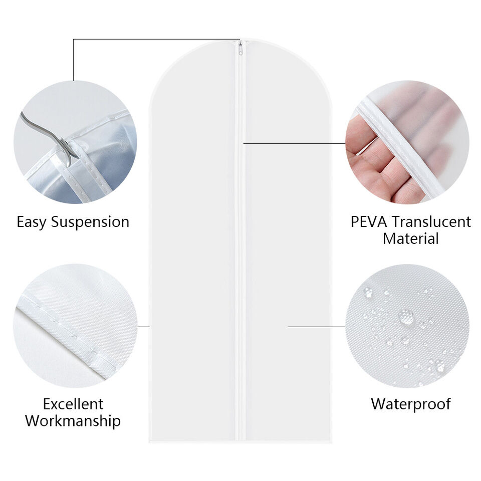 Garment Bag Travel Suit Dress Storage Clear Cover