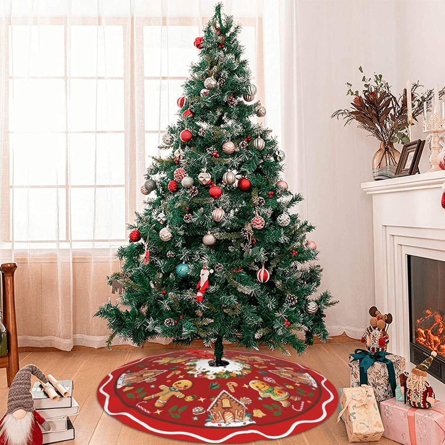 36 Inches Gingerbread Man Candy Christmas Tree Ornaments