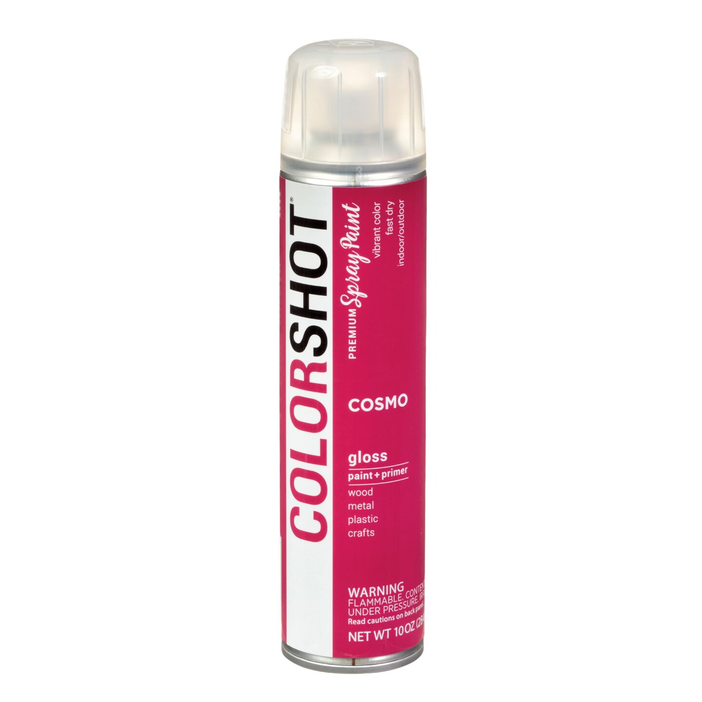 COLORSHOT Gloss Spray Paint Cosmo (Fuchsia) 10 oz. 4 Pack