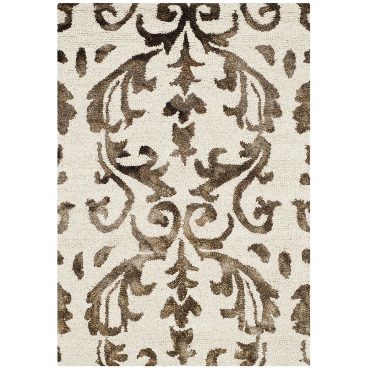 Safavieh Dip Dye DDY689B Handmade Ivory / Chocolate Rug Michaels