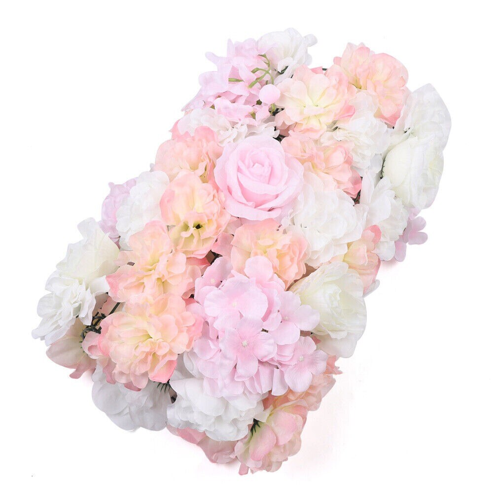 3Pcs Artificial Hydrangea Flower Wall Panels for Wedding Party Decor