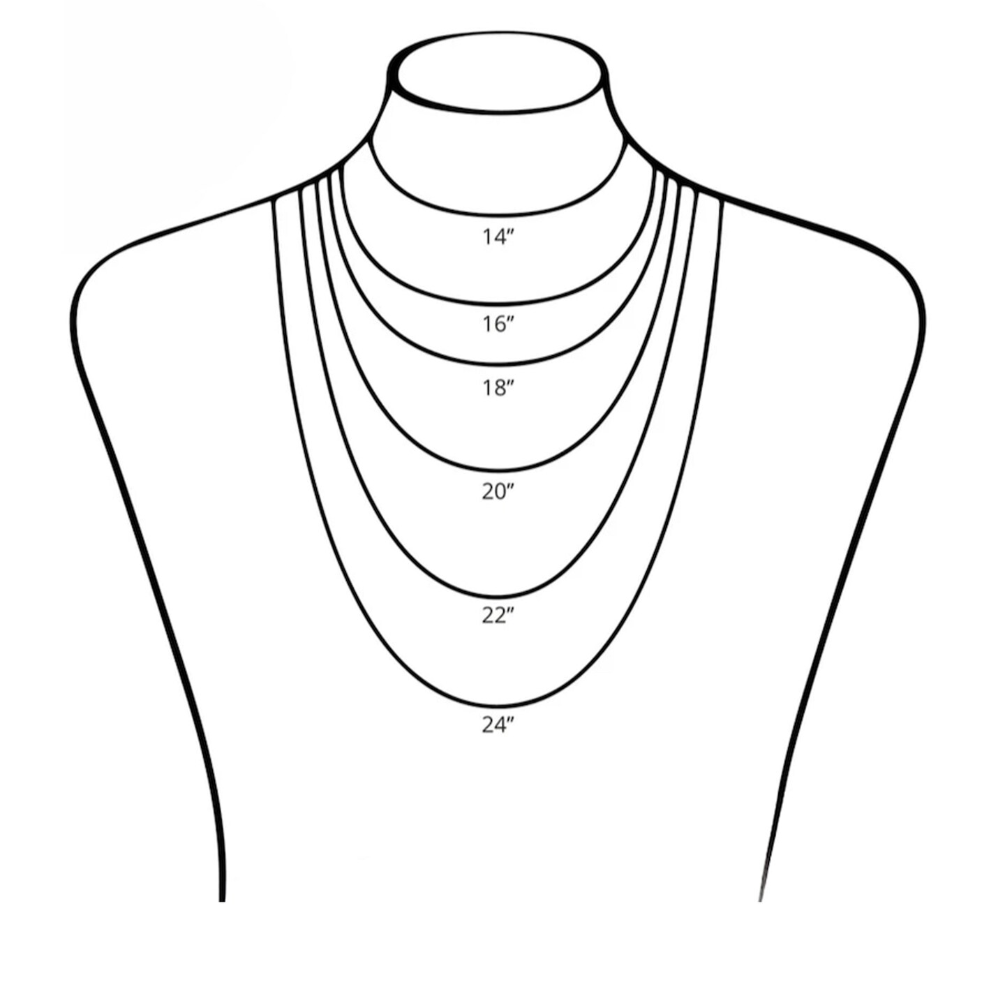 Custom Outline Nameplate Necklace