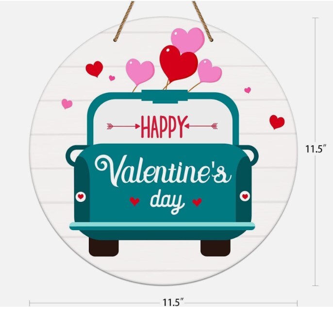 Wall Hanging Valentine&#x27;s Day Door Sign