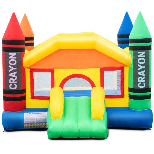Inflatable Crayon Bounce House Castle without Blower