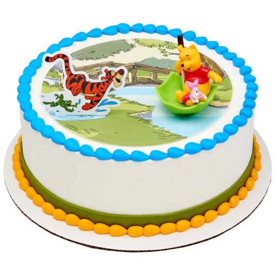 Winnie the Pooh, Piglet &#x26; Tigger Hunny Raindrops DecoSet&#xAE; Cake Decoration
