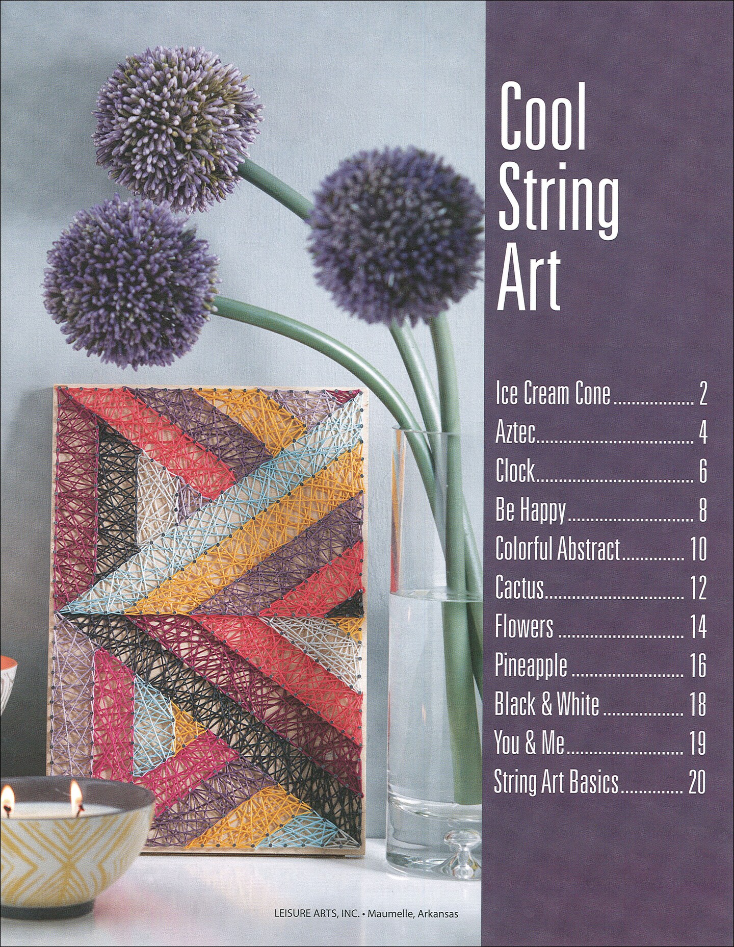 Leisure Arts Cool String Art Crafting Book