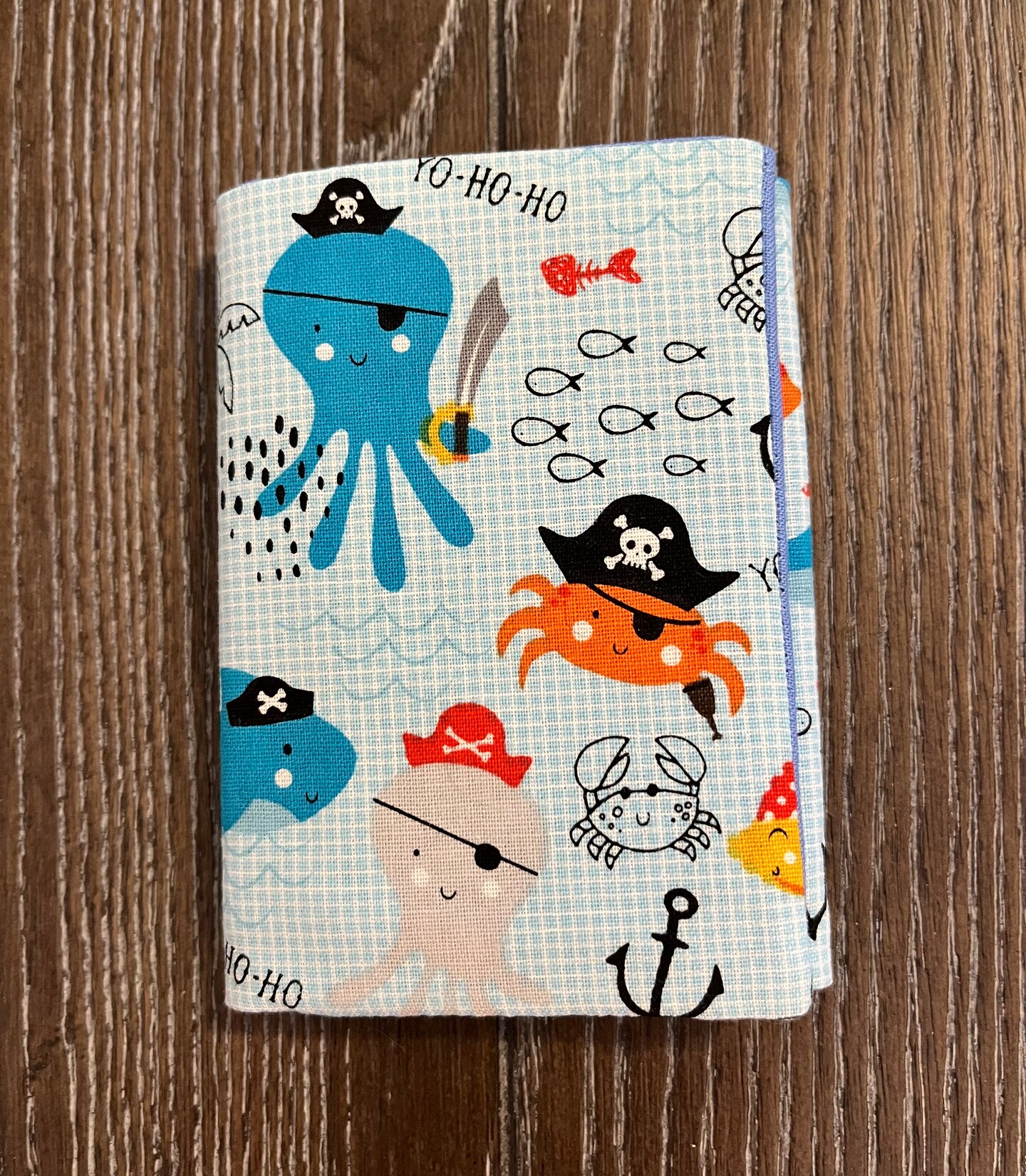 Childrens wallet, pirate wallet, trifold wallet, fabric wallet, boys ...