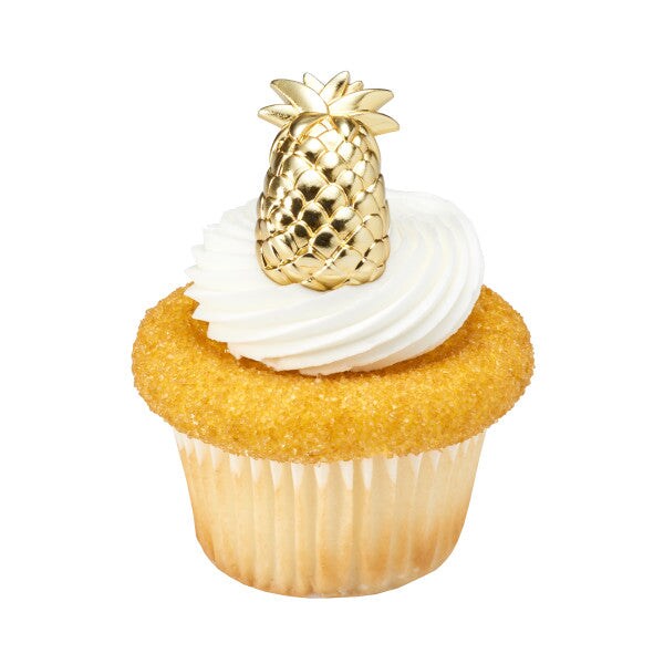 Pineapple DecoPics&#xAE; Cupcake Decoration, 12ct