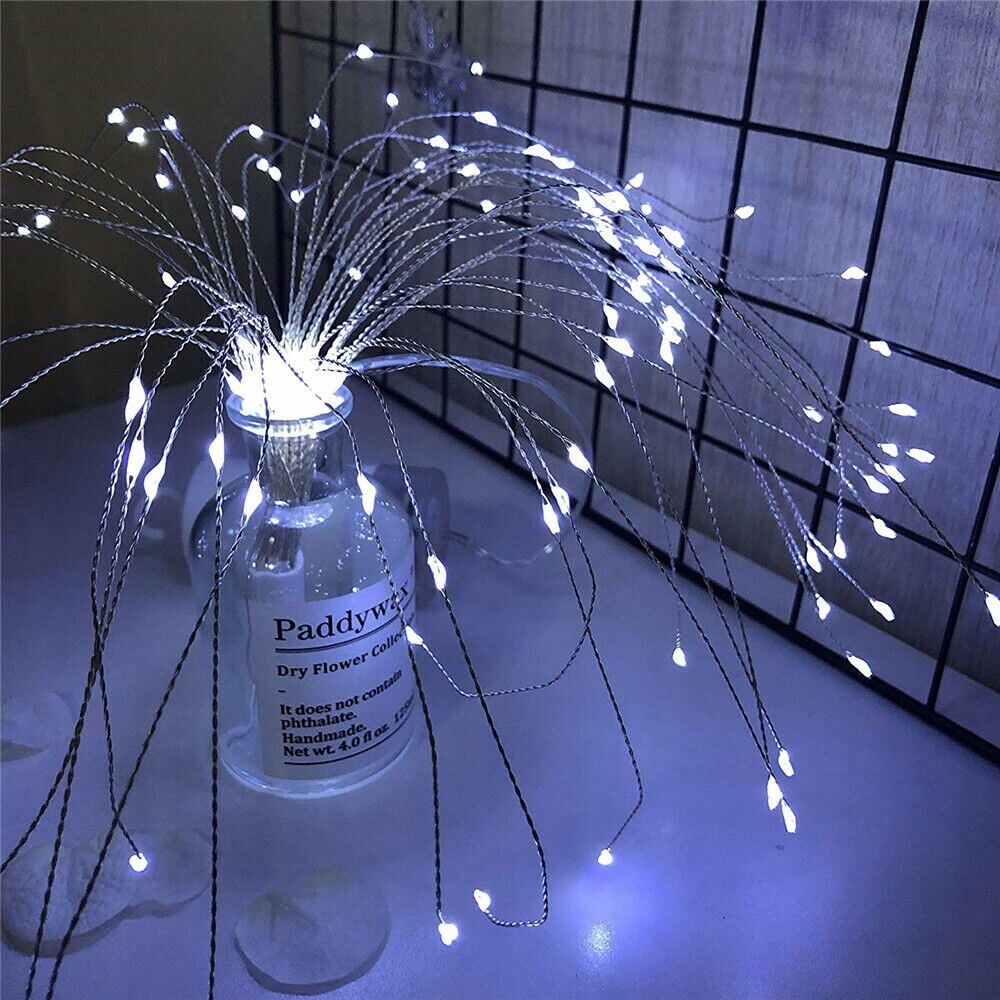 Firework LED String Lights - 8 Modes Remote Control