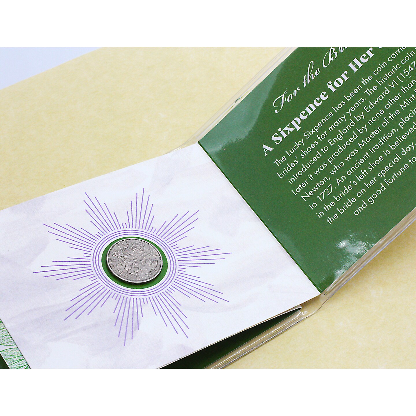 A Penny For His Pocket and A Sixpence For Her Shoe Coin Wedding Set