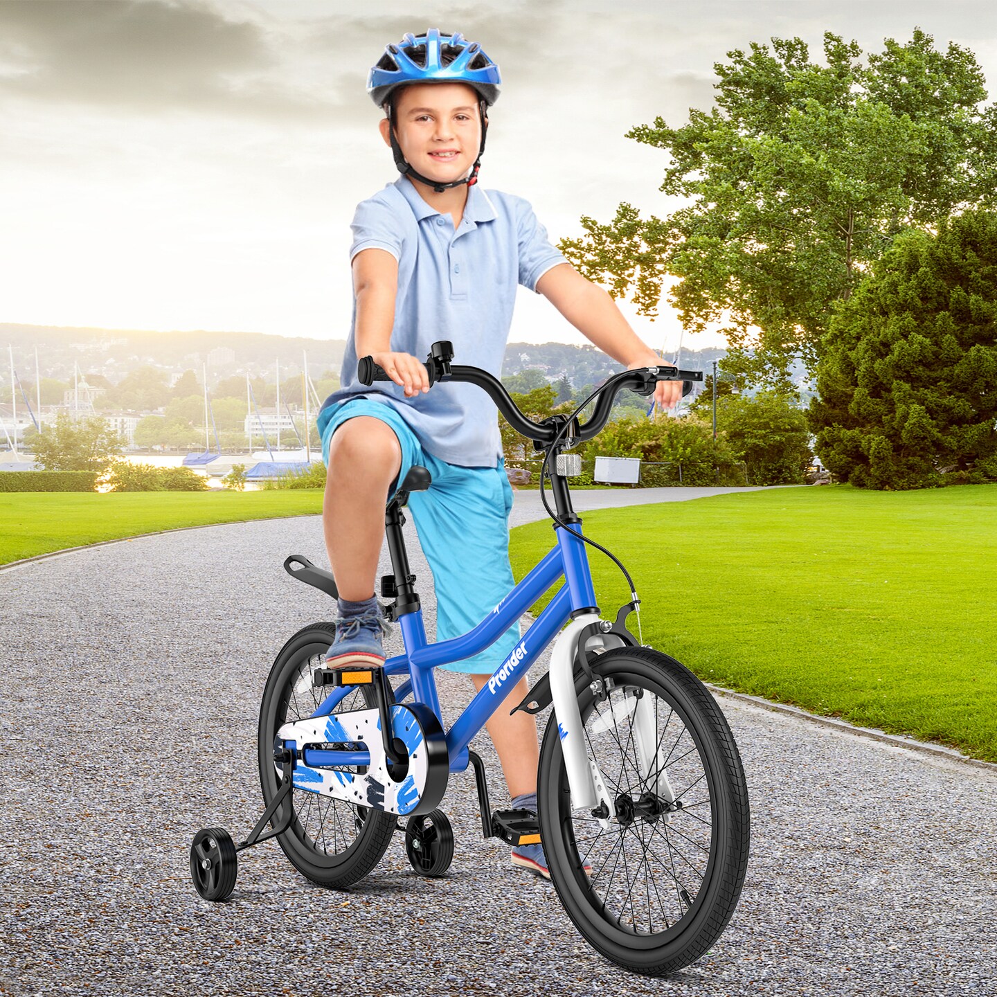 18 Feet Kid's Bike with Removable Training Wheels
