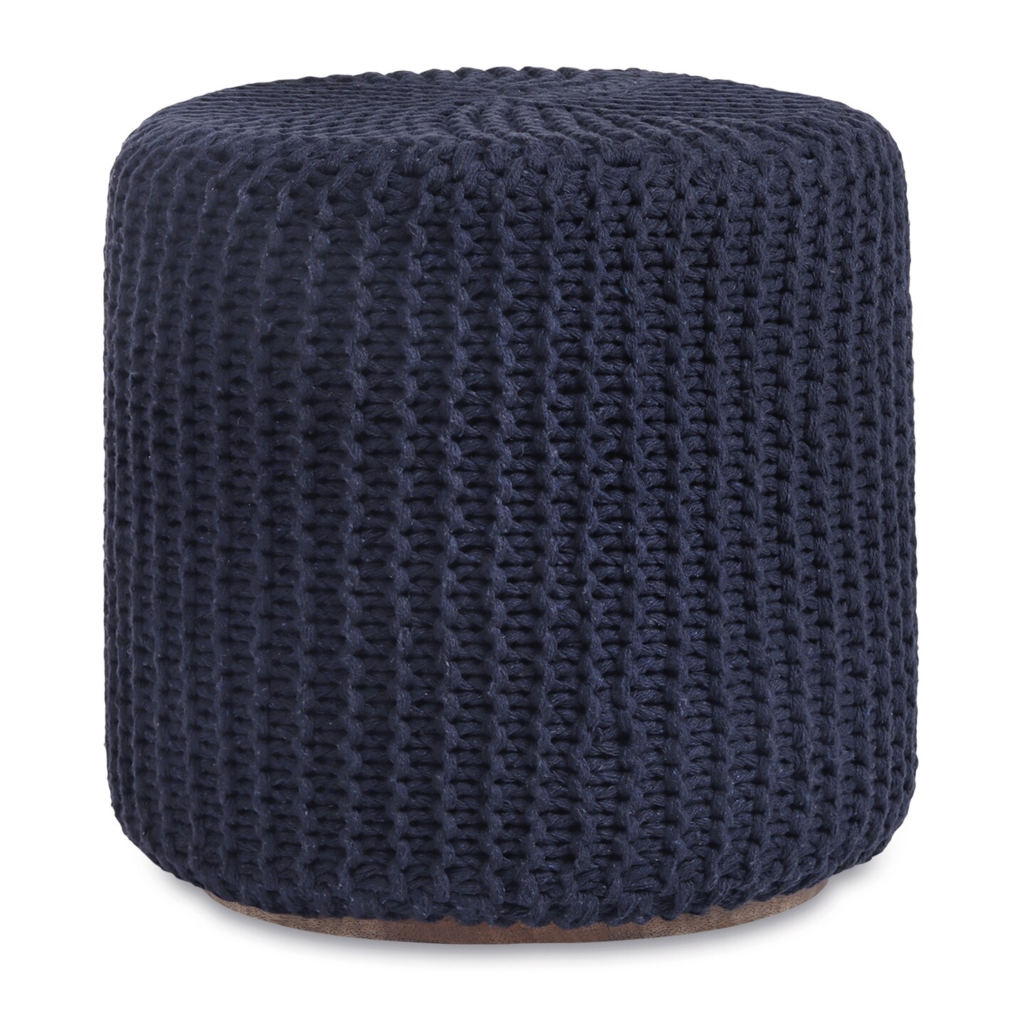 Marguerite Cotton Yarn 3-in-1 Pouf/Ottoman/End Table