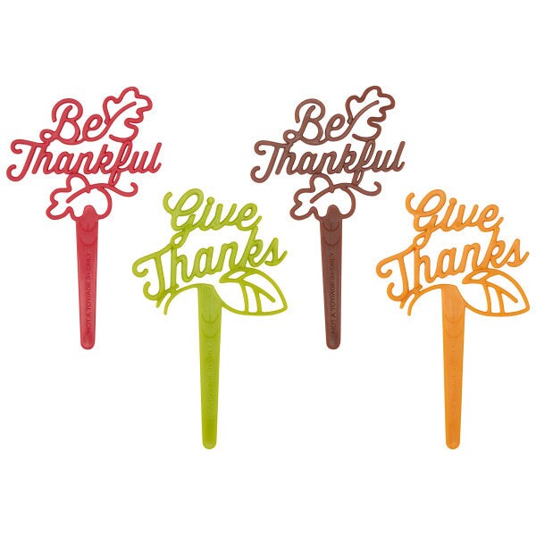 Be Thankful DecoPics&#xAE; Cupcake Decoration, 12ct