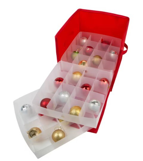 Christmas Ornament Storage Box Stackable