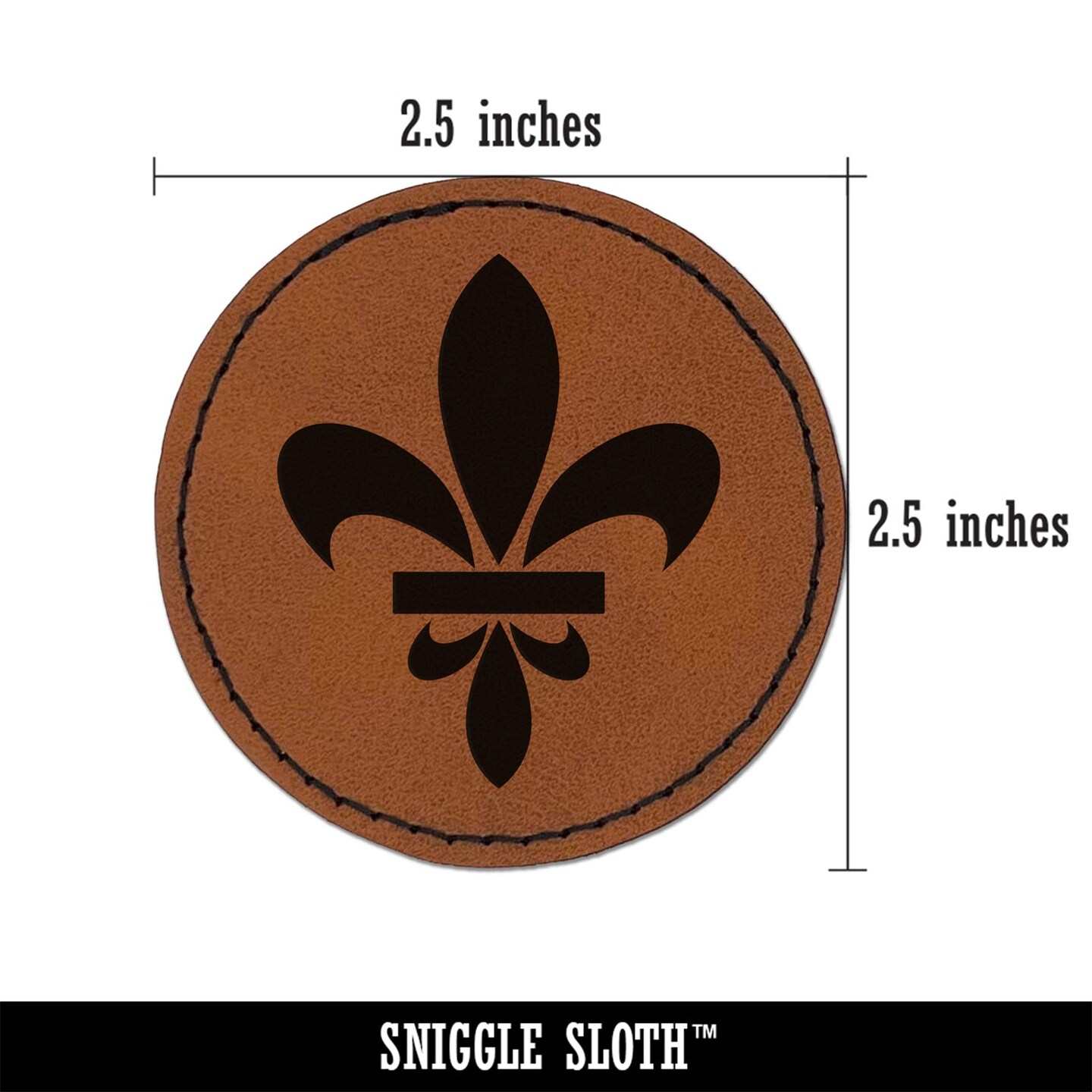 French Flag Cockade Round Metal Patch - Heat Sticker Embroidered Style Crest