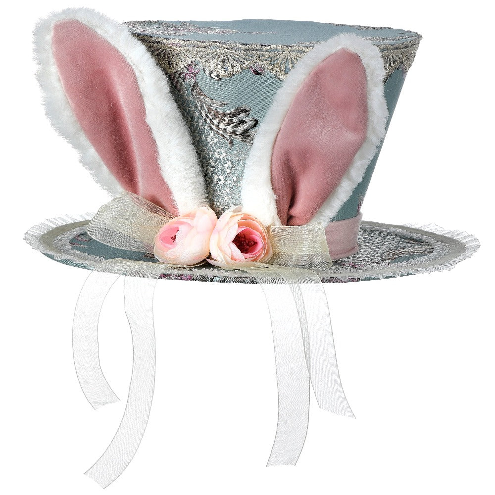 Bunny Ear Hat Paisley &#x26; Velvet 7.75&#x22;