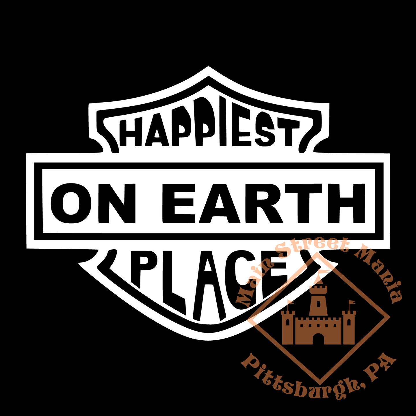 The Happiest Place Decal