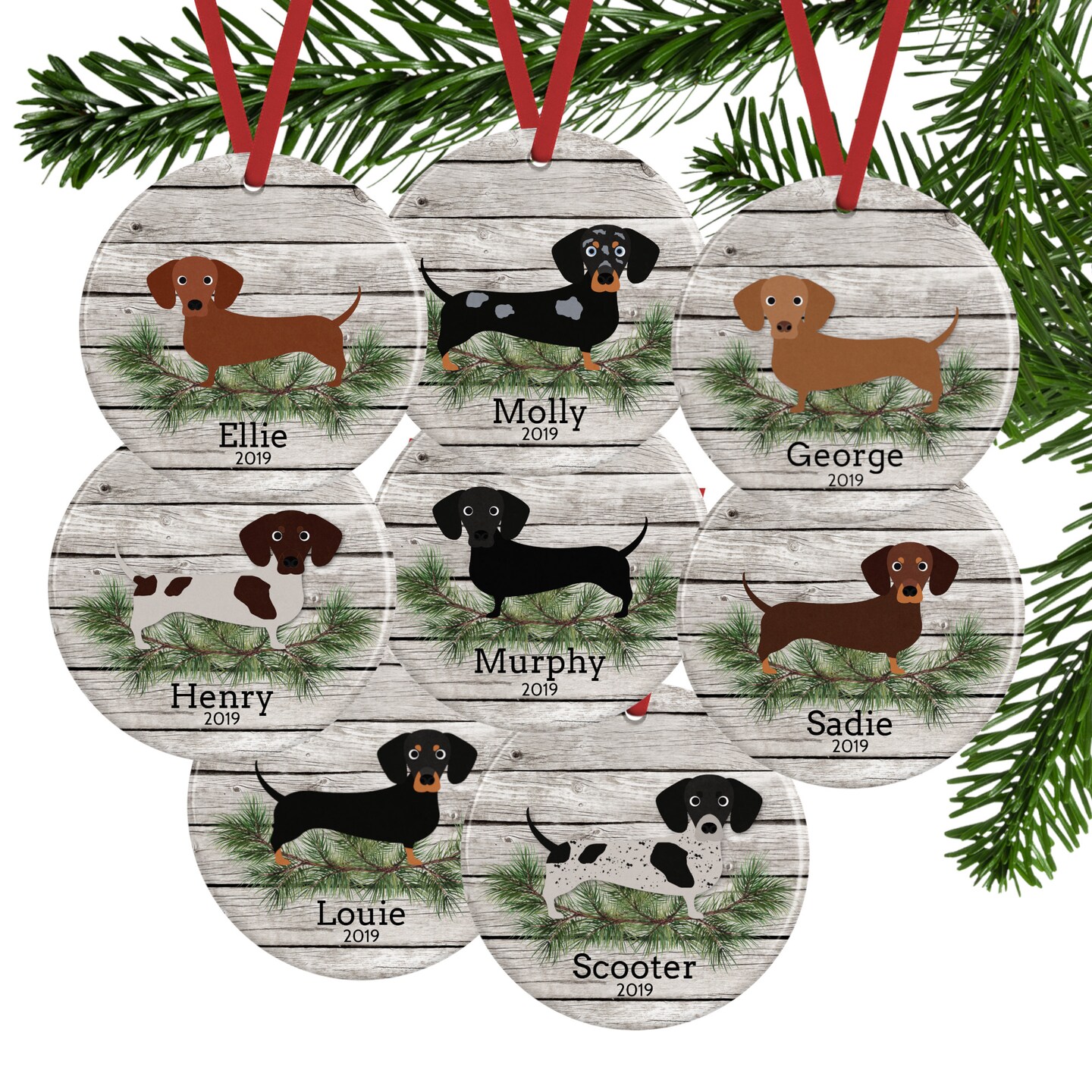  Dachshund Cutting Board and Stickers - Perfect Dachshund Gifts  - Unique Gifts for Dachshund Lovers by Leann Michael: Home & Kitchen