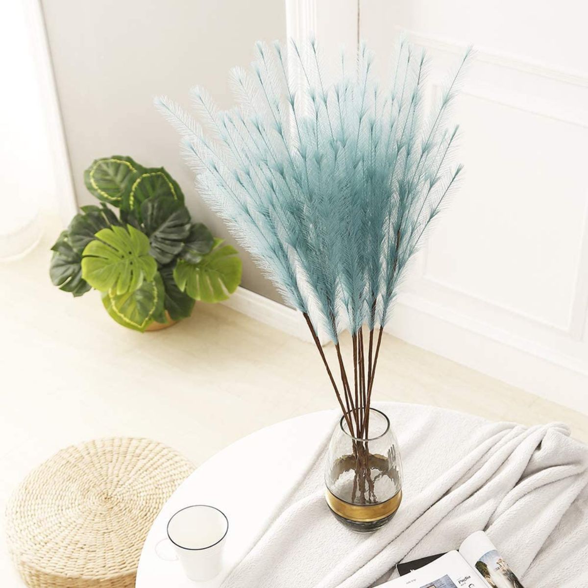 Faux Pampas Grass 8 pcs