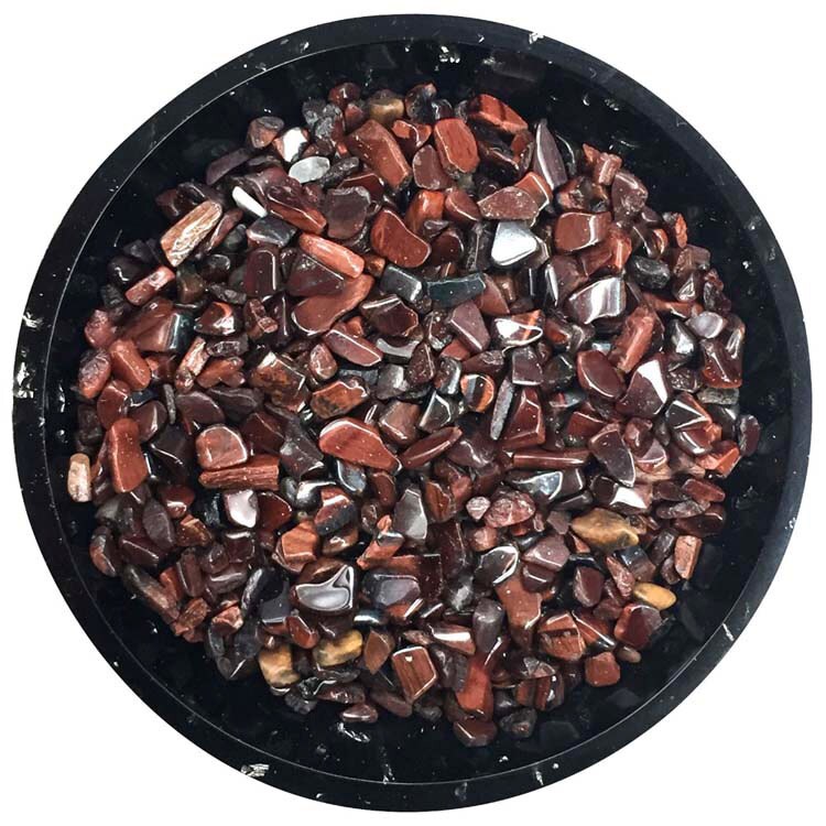 Red Tiger Eye Tiny Crystal Chips &#x2013; Size 0