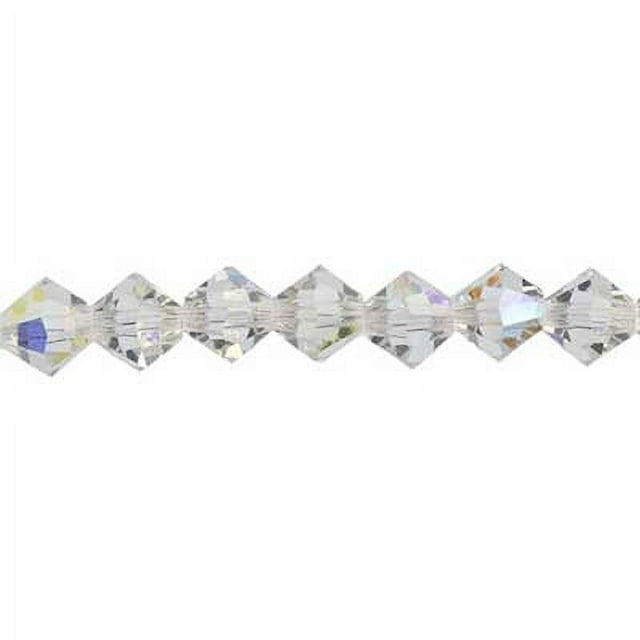 Preciosa Czech Crystal Rondelle 5&#x22; Bead Strand, 4mm