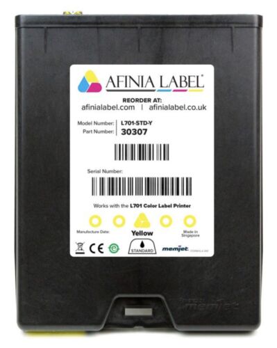 Afinia L801 Memjet Yellow Ink Cartridge 250 ml 22460